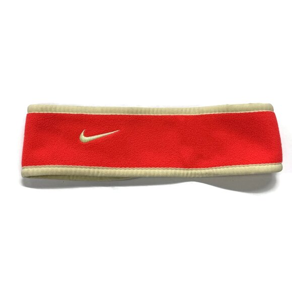 Nike Accessories - Nike Therma-Fit Reversible Fleece Running Headband One Size Yellow Red